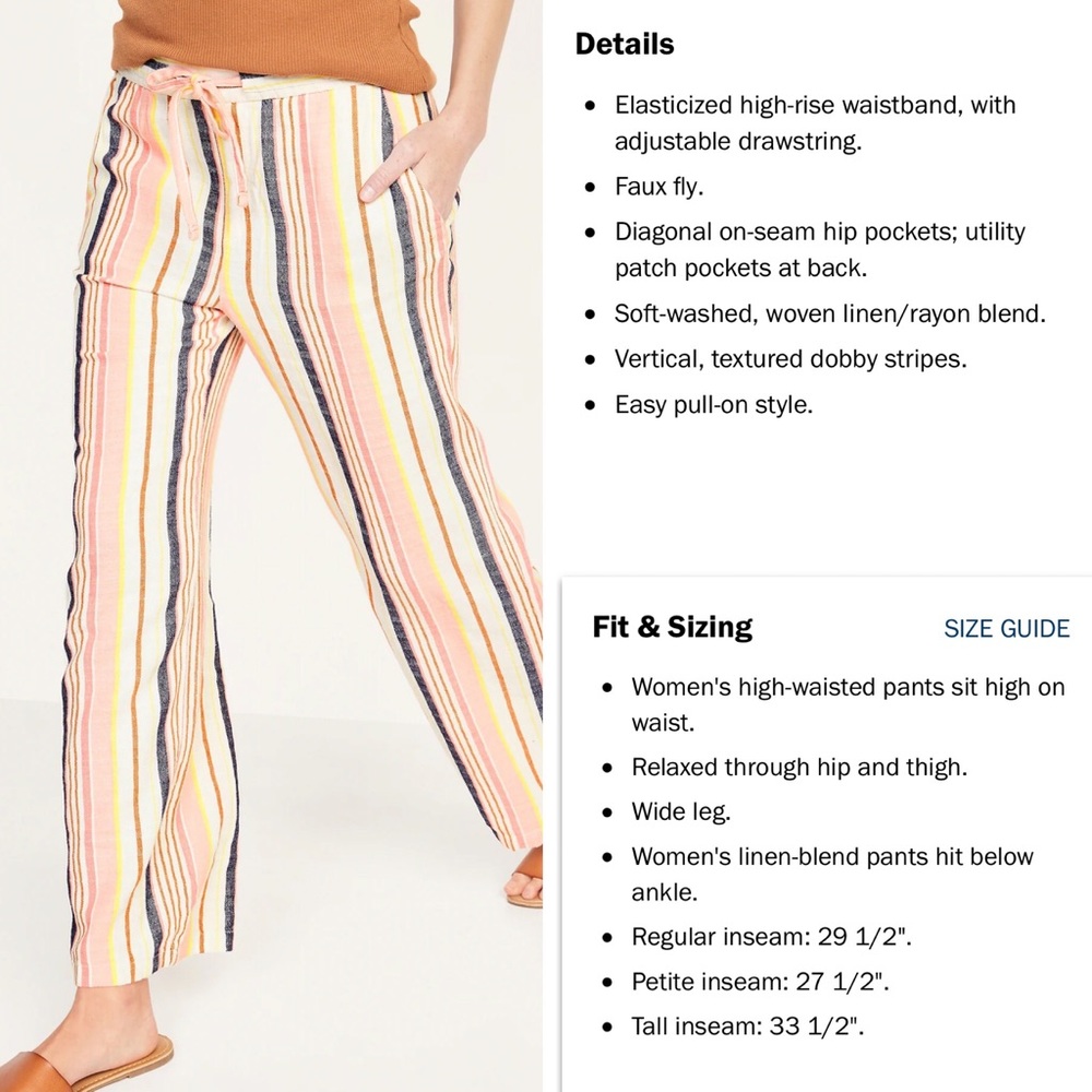 EUC O.N. Outfit - High Waisted Wide Leg Pants